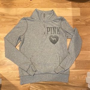 PINK grey hoodie
